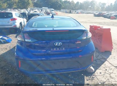 Lot #3035075672 2022 HYUNDAI IONIQ HYBRID SEL