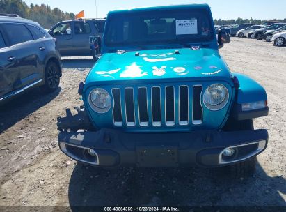 Lot #3035075658 2019 JEEP WRANGLER UNLIMITED SAHARA 4X4