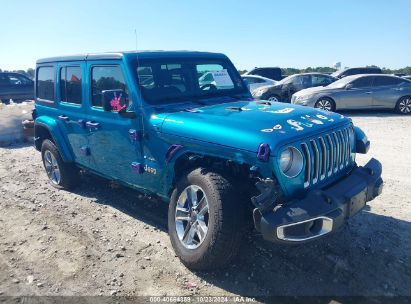 Lot #3035075658 2019 JEEP WRANGLER UNLIMITED SAHARA 4X4