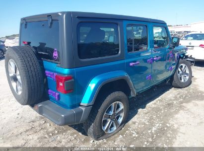 Lot #3035075658 2019 JEEP WRANGLER UNLIMITED SAHARA 4X4