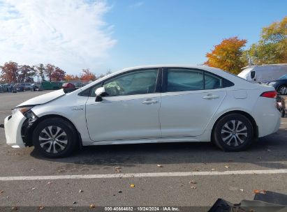 Lot #2992823143 2021 TOYOTA COROLLA HYBRID LE