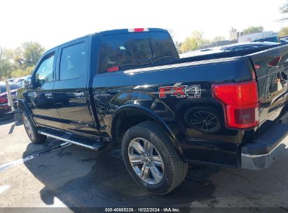 Lot #3031250560 2018 FORD F-150 LARIAT