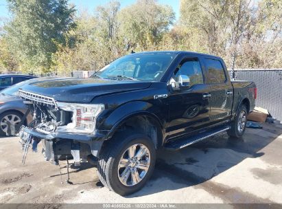 Lot #3031250560 2018 FORD F-150 LARIAT