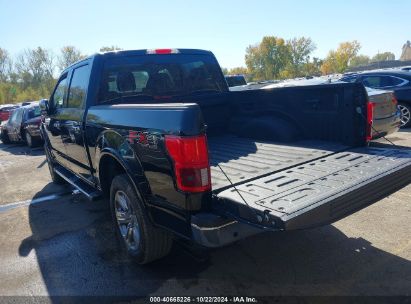 Lot #3031250560 2018 FORD F-150 LARIAT