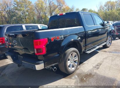 Lot #3031250560 2018 FORD F-150 LARIAT