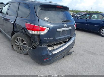 Lot #3005348237 2016 NISSAN PATHFINDER SL