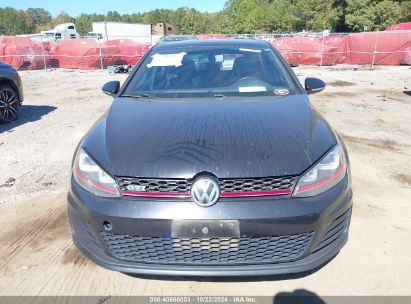 Lot #2994068063 2015 VOLKSWAGEN GOLF GTI 2.0T SE 4-DOOR