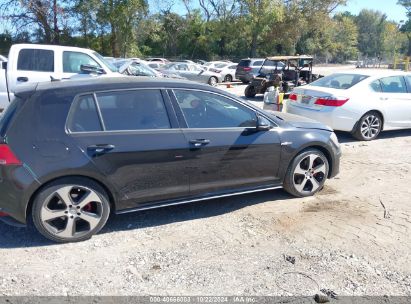 Lot #2994068063 2015 VOLKSWAGEN GOLF GTI 2.0T SE 4-DOOR