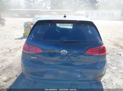 Lot #2994068063 2015 VOLKSWAGEN GOLF GTI 2.0T SE 4-DOOR