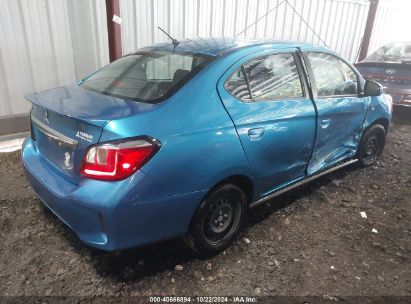 Lot #2990347827 2022 MITSUBISHI MIRAGE G4 ES