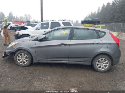 Lot #3035095424 2013 HYUNDAI ACCENT GS