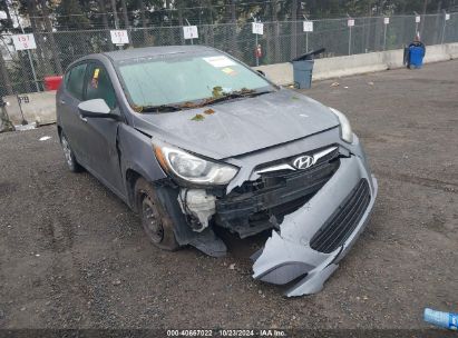 Lot #3035095424 2013 HYUNDAI ACCENT GS