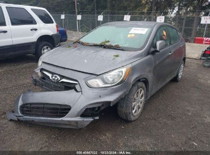 Lot #3035095424 2013 HYUNDAI ACCENT GS