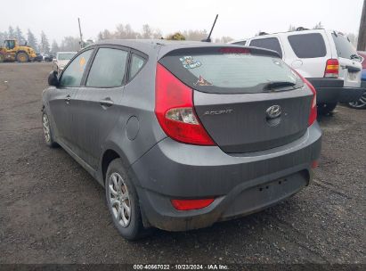 Lot #3035095424 2013 HYUNDAI ACCENT GS