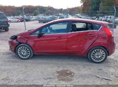 Lot #3035085476 2014 FORD FIESTA TITANIUM