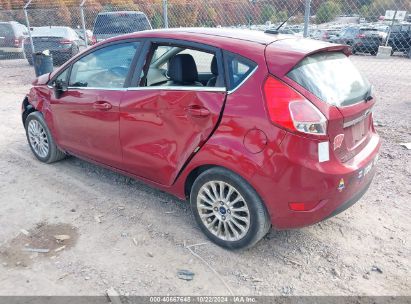 Lot #3035085476 2014 FORD FIESTA TITANIUM