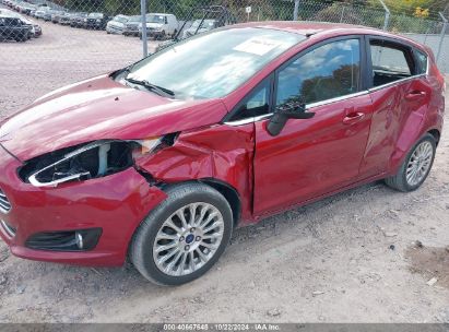 Lot #3035085476 2014 FORD FIESTA TITANIUM