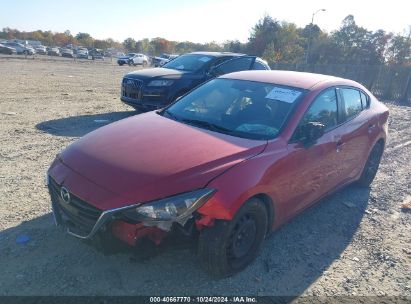 Lot #3037527198 2015 MAZDA MAZDA3 I SPORT