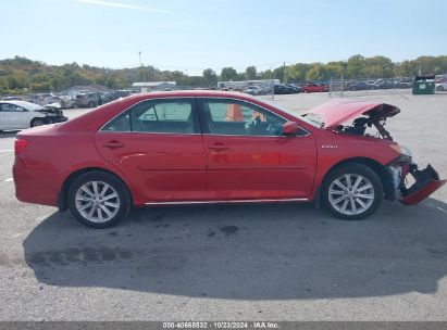 Lot #3053064296 2013 TOYOTA CAMRY HYBRID XLE