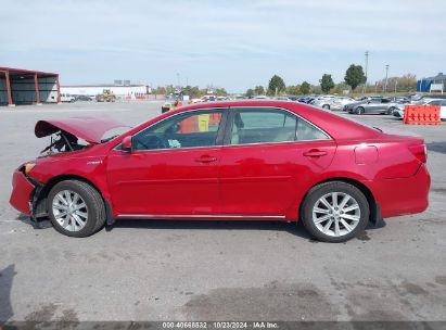 Lot #3053064296 2013 TOYOTA CAMRY HYBRID XLE