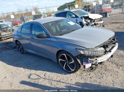 Lot #2990348149 2021 HONDA ACCORD SPORT