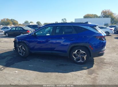 Lot #2992822990 2022 HYUNDAI TUCSON SEL