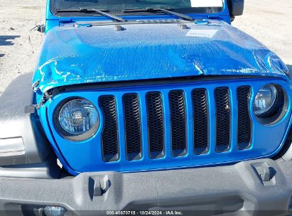 Lot #3050080573 2022 JEEP WRANGLER UNLIMITED SPORT ALTITUDE 4X4