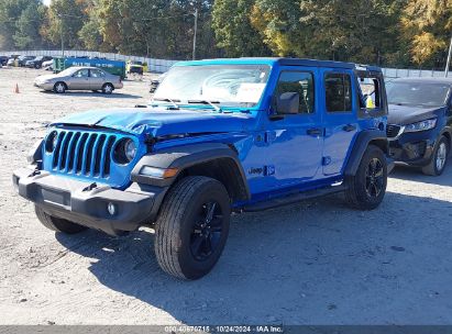 Lot #3050080573 2022 JEEP WRANGLER UNLIMITED SPORT ALTITUDE 4X4