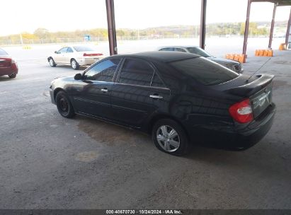 Lot #3035085845 2002 TOYOTA CAMRY LE