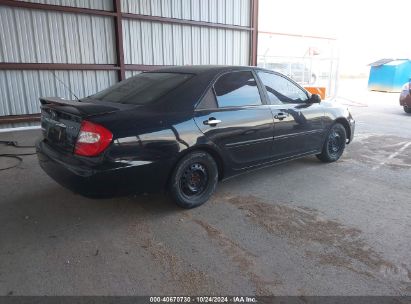 Lot #3035085845 2002 TOYOTA CAMRY LE