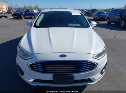 Lot #2992832808 2019 FORD FUSION HYBRID SEL