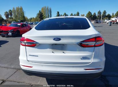 Lot #2992832808 2019 FORD FUSION HYBRID SEL