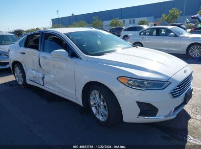 Lot #2992832808 2019 FORD FUSION HYBRID SEL