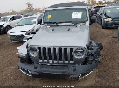 Lot #2990348012 2020 JEEP WRANGLER UNLIMITED SAHARA 4X4