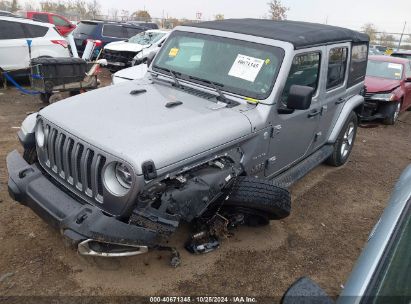 Lot #2990348012 2020 JEEP WRANGLER UNLIMITED SAHARA 4X4