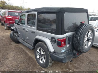 Lot #2990348012 2020 JEEP WRANGLER UNLIMITED SAHARA 4X4