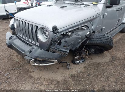 Lot #2990348012 2020 JEEP WRANGLER UNLIMITED SAHARA 4X4