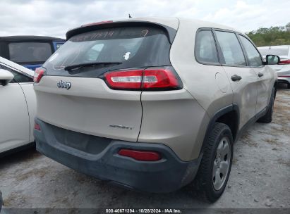 Lot #2995281655 2015 JEEP CHEROKEE SPORT