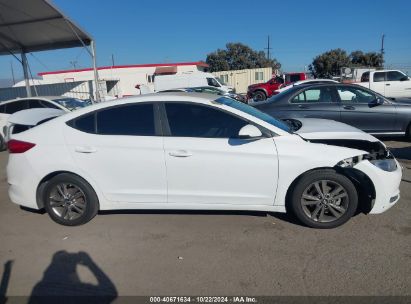 Lot #3035095405 2017 HYUNDAI ELANTRA SE