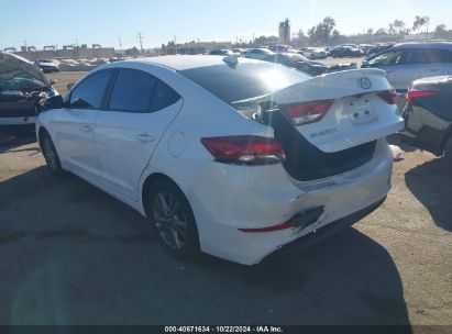 Lot #3035095405 2017 HYUNDAI ELANTRA SE