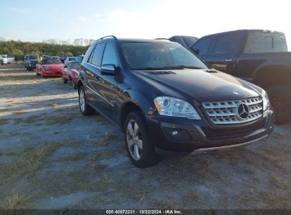 Lot #2992822955 2010 MERCEDES-BENZ ML 350 4MATIC