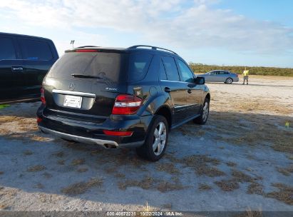 Lot #2992822955 2010 MERCEDES-BENZ ML 350 4MATIC