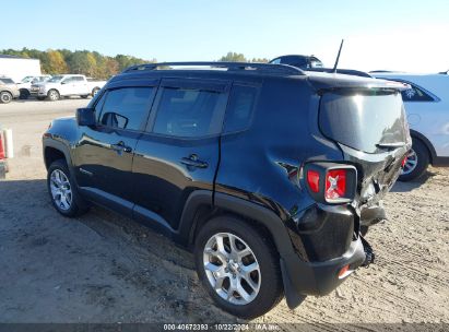 Lot #3035075360 2018 JEEP RENEGADE SPORT 4X4