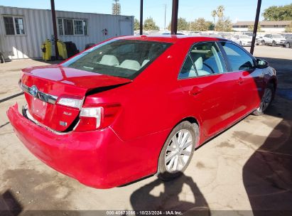 Lot #3056063303 2014 TOYOTA CAMRY HYBRID XLE