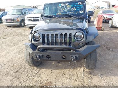 Lot #3050080556 2016 JEEP WRANGLER UNLIMITED SPORT