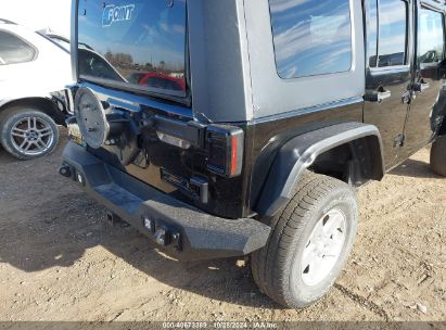 Lot #3050080556 2016 JEEP WRANGLER UNLIMITED SPORT