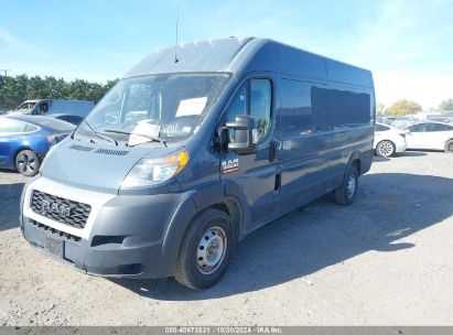 Lot #2992822828 2019 RAM PROMASTER 3500 CARGO VAN HIGH ROOF 159 WB EXT