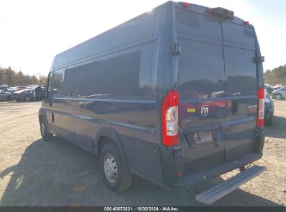 Lot #2992822828 2019 RAM PROMASTER 3500 CARGO VAN HIGH ROOF 159 WB EXT