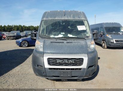 Lot #2992822830 2019 RAM PROMASTER 3500 CARGO VAN HIGH ROOF 159 WB EXT