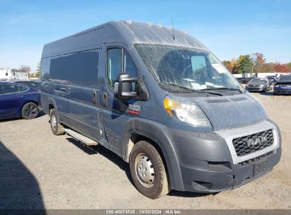 Lot #2992822830 2019 RAM PROMASTER 3500 CARGO VAN HIGH ROOF 159 WB EXT